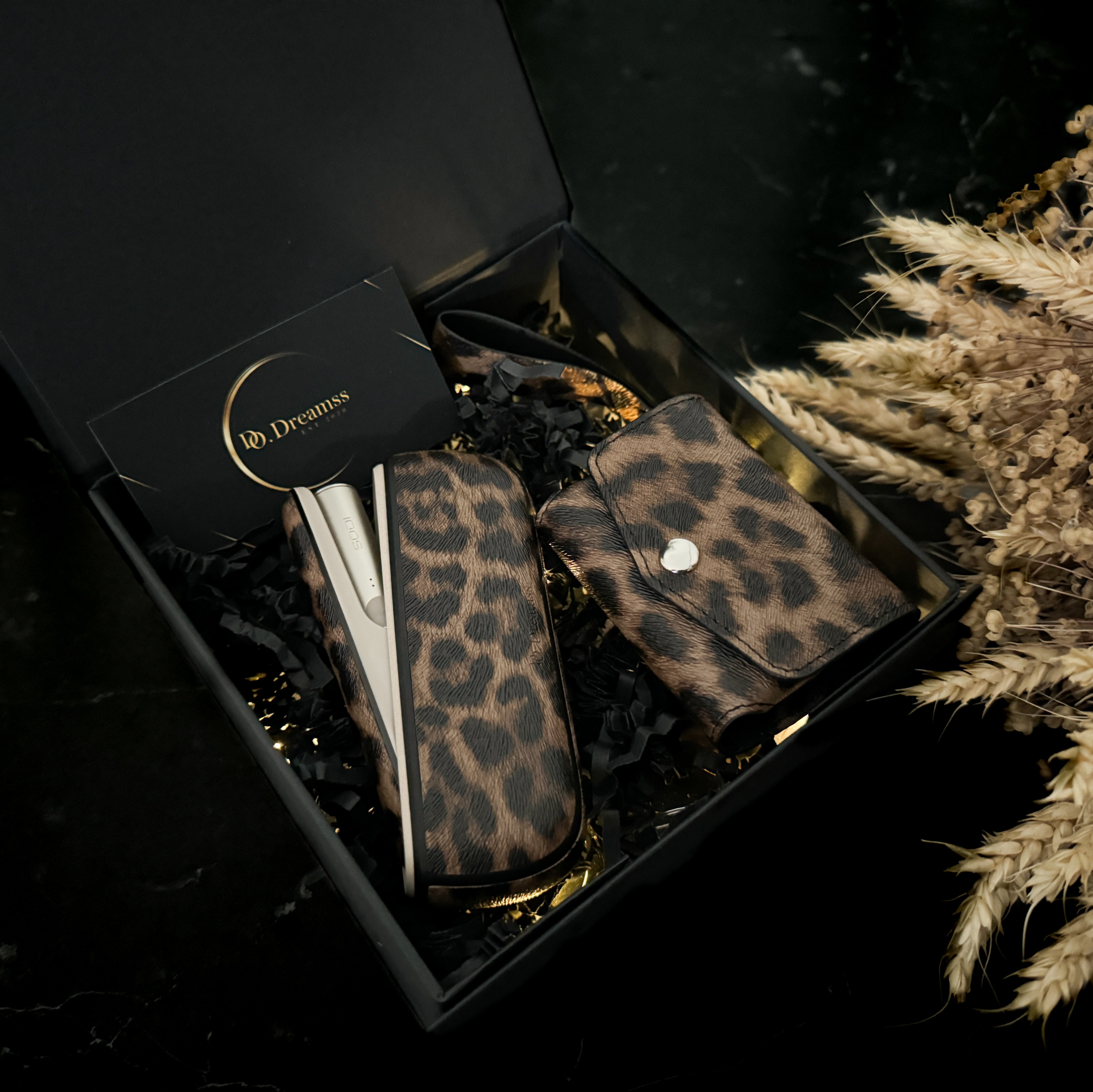 3 in 1 IQOS Iluma Case "Leopard" - Do.Dreamss