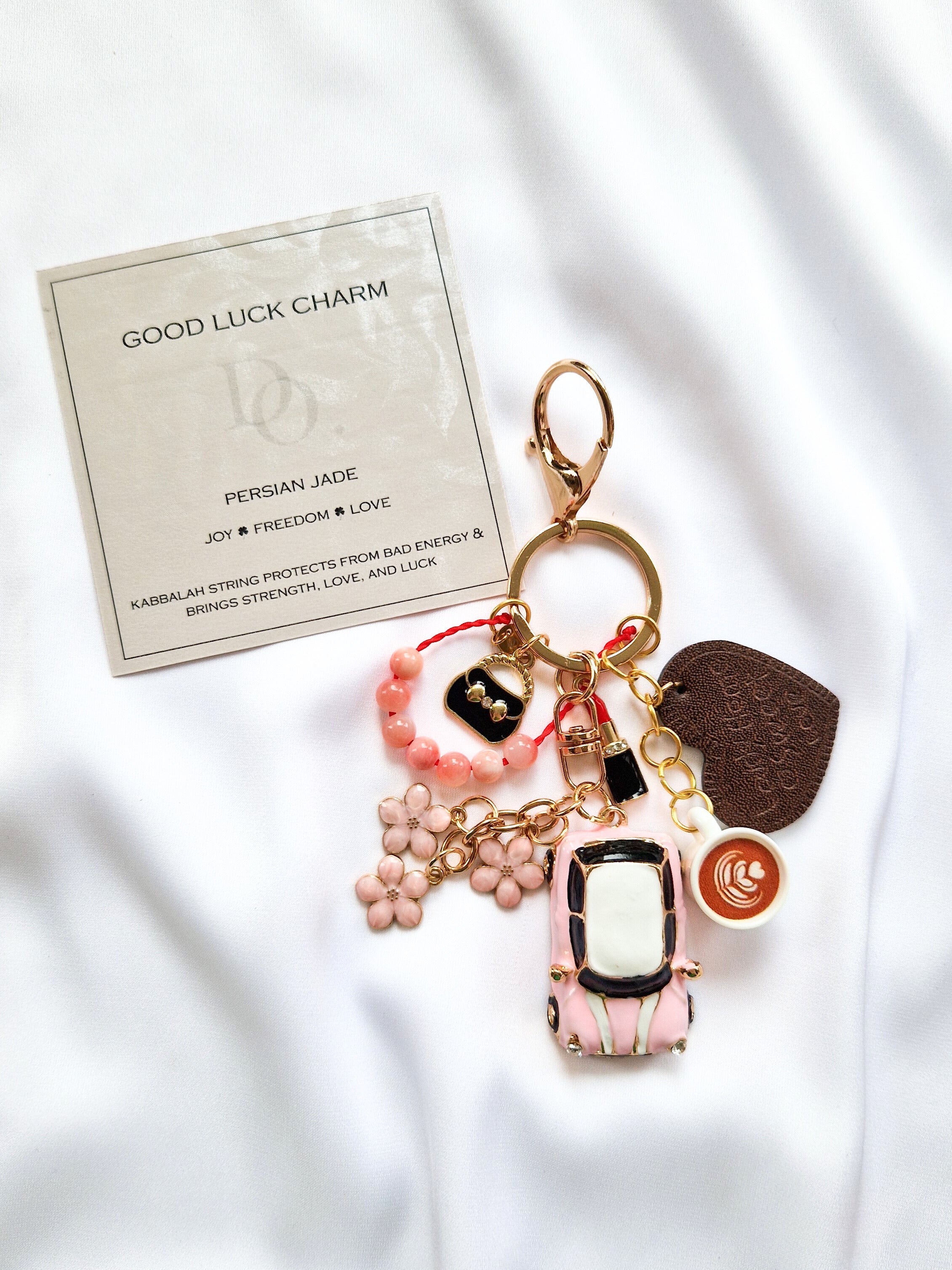 Good Luck Bag Charm "Lucky Car" - Do.Dreamss - Handmade Luxury Jewelry for Good Luck and Protection