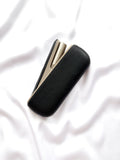 IQOS Iluma Case "Black Leather" - Do.Dreamss - Handmade Luxury Jewelry for Good Luck and Protection