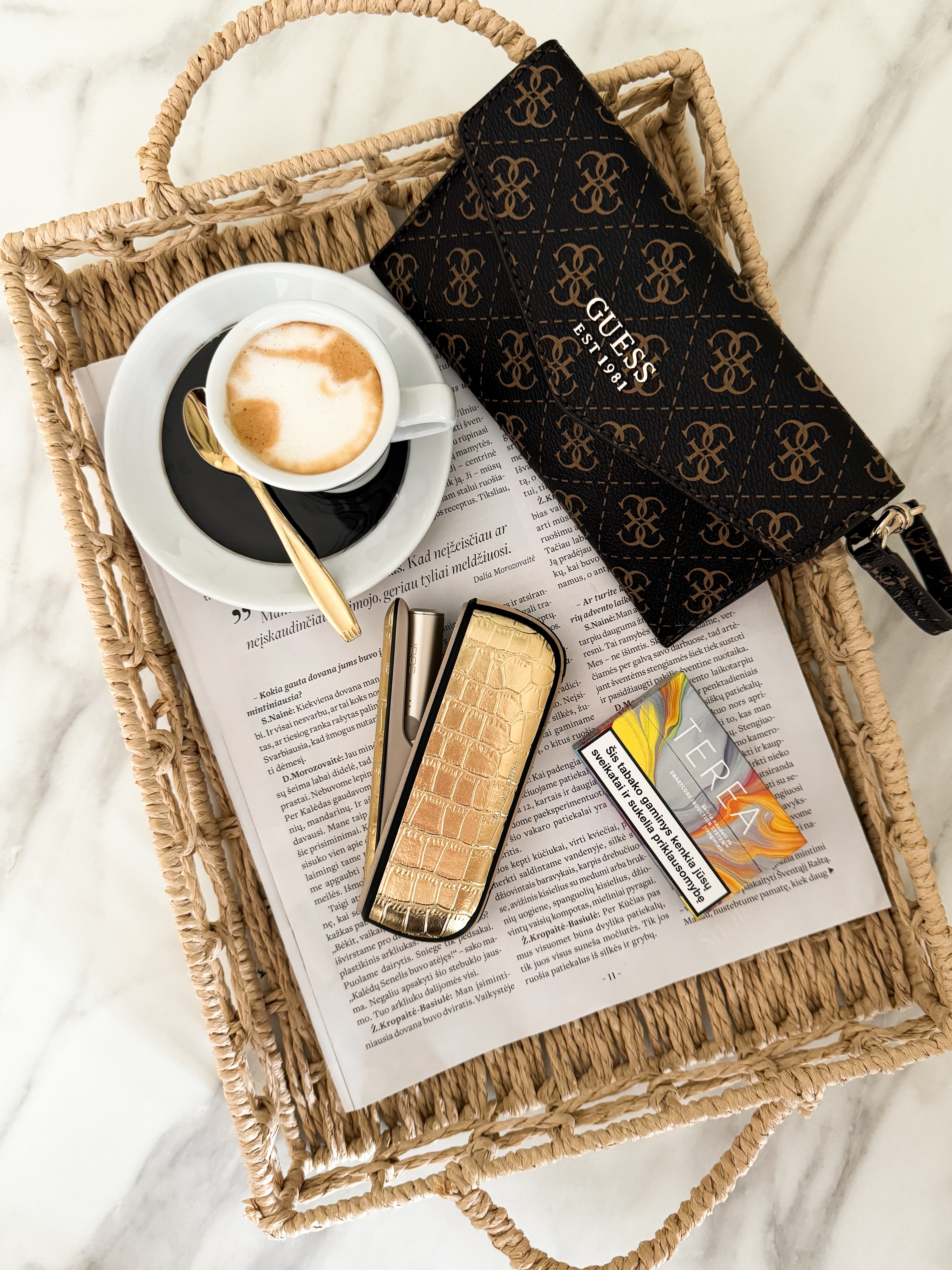 IQOS Iluma Case "Gold Crocodile" - Do.Dreamss - Handmade Luxury Jewelry for Good Luck and Protection