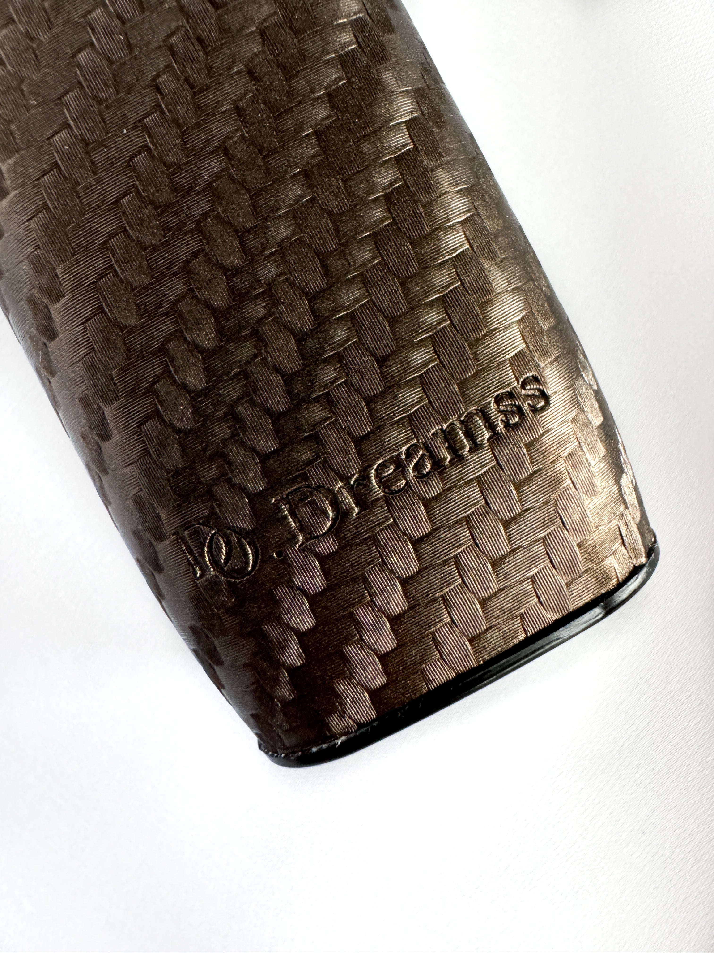 IQOS Iluma One Case "Brown Carbon" - Do.Dreamss - Handmade Luxury Jewelry for Good Luck and Protection