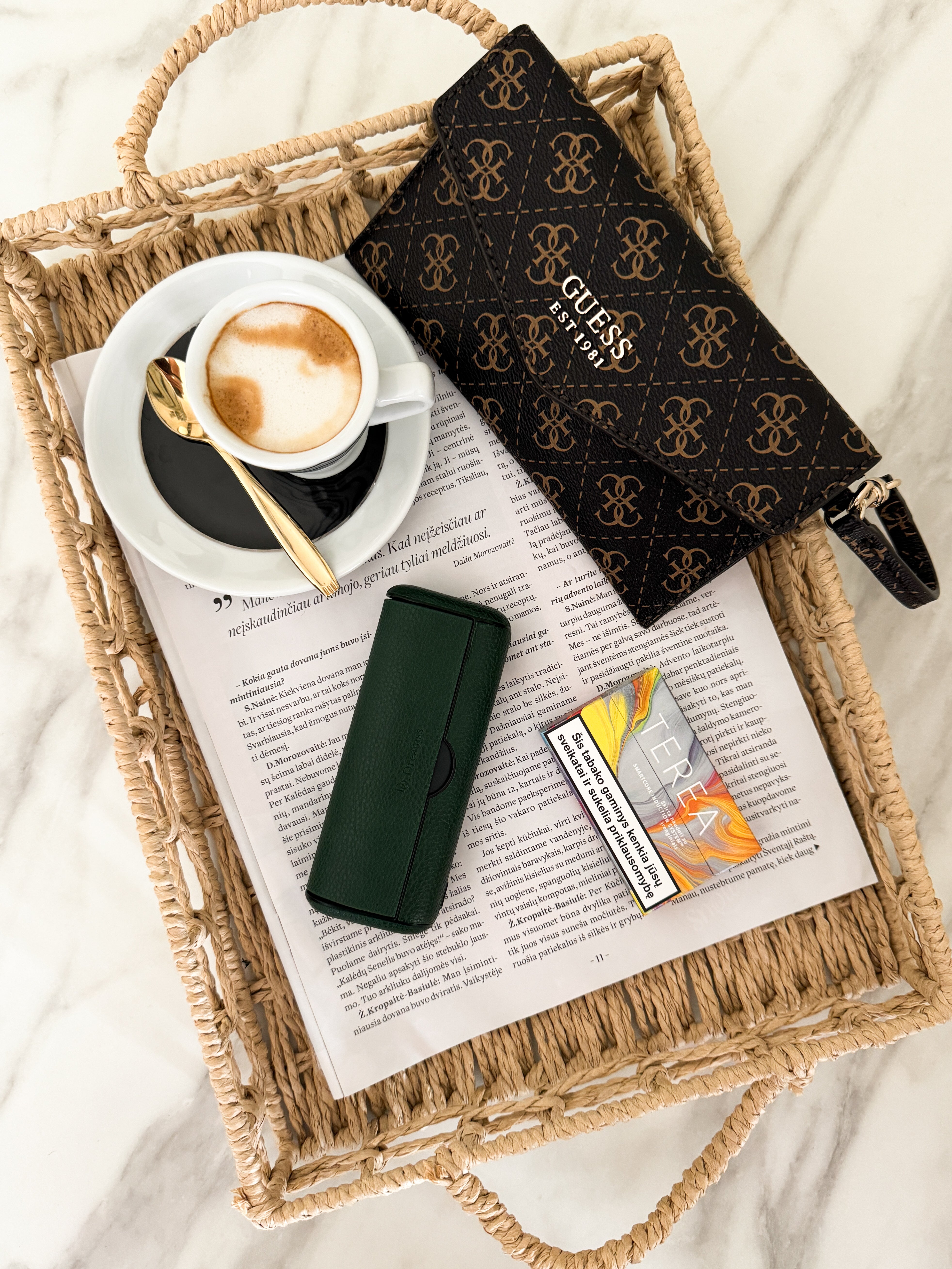 IQOS Iluma Prime Case "Green Leather" - Do.Dreamss - Handmade Luxury Jewelry for Good Luck and Protection