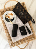 2 in 1 IQOS Iluma Prime Case "Black Leather" - Do.Dreamss - Handmade Luxury Jewelry for Good Luck and Protection