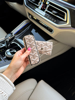 3 in 1 IQOS Iluma Case "Goyard Beige" - Do.Dreamss