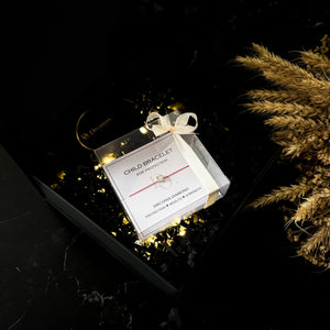 Children Gold Zirconia Diamond Bracelet with Natural 100% Silk String - Do.Dreamss