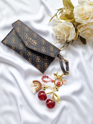 Good Luck Bag Charm "Lucky Cherry" - Do.Dreamss - Handmade Luxury Jewelry for Good Luck and Protection