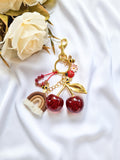 Good Luck Bag Charm "Lucky Cherry" - Do.Dreamss - Handmade Luxury Jewelry for Good Luck and Protection