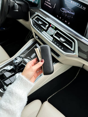 IQOS Iluma Case "Black Leather" - Do.Dreamss - Handmade Luxury Jewelry for Good Luck and Protection