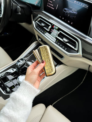 IQOS Iluma Case "Gold Crocodile" - Do.Dreamss - Handmade Luxury Jewelry for Good Luck and Protection