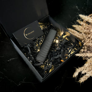 IQOS Iluma One Case "Black Carbon" - Do.Dreamss - Handmade Luxury Jewelry for Good Luck and Protection
