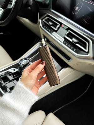 IQOS Iluma One Case "Brown Carbon" - Do.Dreamss - Handmade Luxury Jewelry for Good Luck and Protection