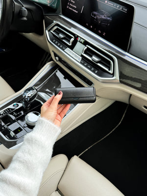 IQOS Iluma Prime Case "Black Leather" - Do.Dreamss - Handmade Luxury Jewelry for Good Luck and Protection