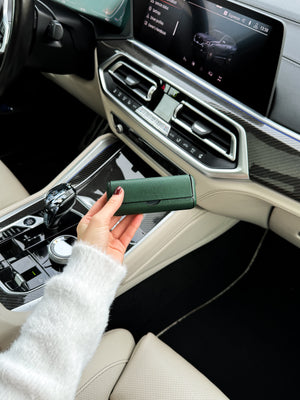 IQOS Iluma Prime Case "Green Leather" - Do.Dreamss - Handmade Luxury Jewelry for Good Luck and Protection